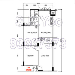 Blk 222 Yishun Street 21 (Yishun), HDB 3 Rooms #174317022